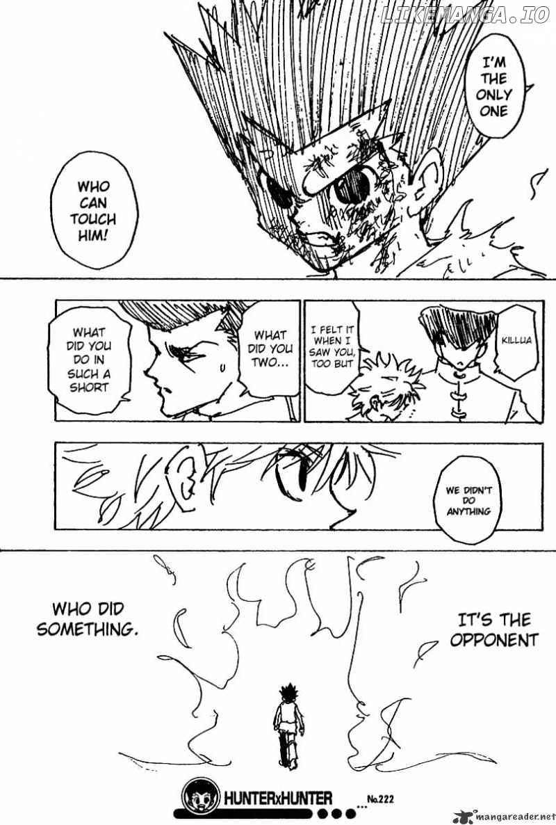 Hunter x Hunter, Chapter 222 image 15